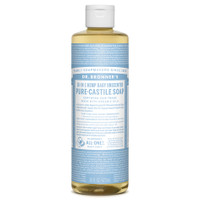 Dr. Bronner's Organic Baby Mild Pure Castile Liquid Soap, 472 ml | NutriFarm.ca