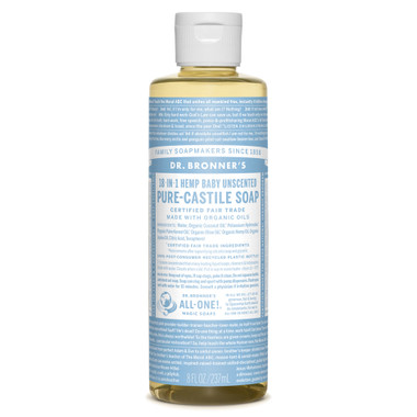 Dr. Bronner's Organic Baby Mild Pure Castile Liquid Soap, 236 ml | NutriFarm.ca