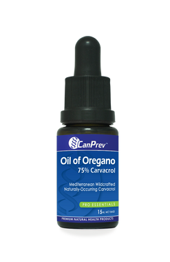 CanPrev Oil of Oregano 75% Carvacrol, 15 ml | NutriFarm.ca