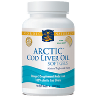 Nordic Naturals Cod Liver Oil Capsules, 90 Softgels | NutriFarm.ca