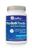 CanPrev Pro-Biotik Powder Multi Strain Probiotic, 100 g | NutriFarm.ca