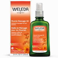 Weleda Muscle Massage Oil, 100 ml | NutriFarm.ca