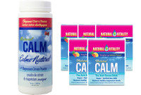 Natural Calm Magnesium Cherry, 226 g (8 oz) + 5 Packets FREE | NutriFarm.ca