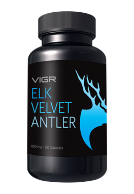 VIGR Elk Velvet Antler 400 mg, 60 Capsules | NutriFarm.ca