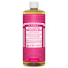 Dr. Bronner's Organic Rose Oil Castile Liquid Soap, 946 ml | NutriFarm.ca