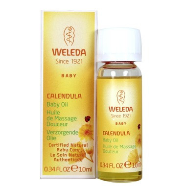 Weleda Calendula Baby Oil Travel Size, 10 ml | NutriFarm.ca