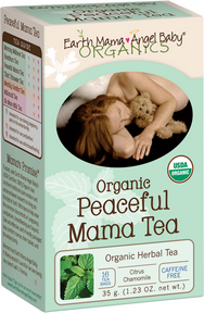 Earth Mama Peaceful Mama Tea, 16 bags | NutriFarm.ca