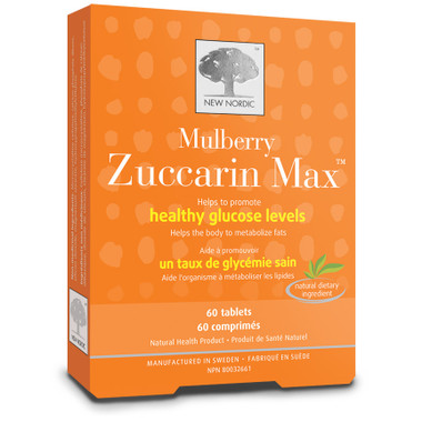 New Nordic Mulberry Zuccarin Max, 60 Tablets | NutriFarm.ca
