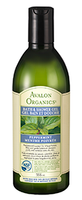 Avalon Organics Peppermint Bath & Shower Gel, 355 ml | NutriFarm.ca