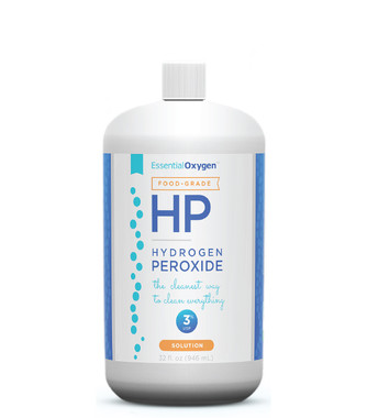 Essential Oxygen Food Grade Hydrogen Peroxide, 946 ml | NutriFarm.ca