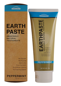 Redmond Earthpaste Peppermint, 113 g | NutriFarm.ca
