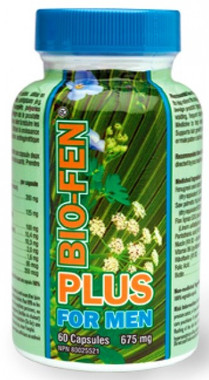 Biofen plus for men, 60 Capsules | NutriFarm.ca
