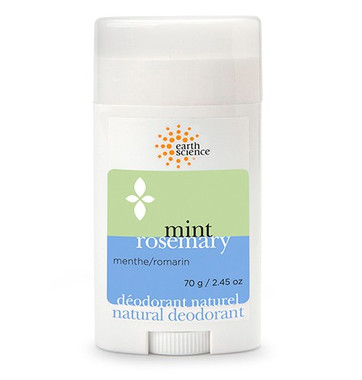 Earth Science Rosemary Mint Deodorant, 70 g | NutriFarm.ca