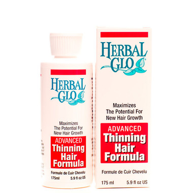 Herbal Glo Advanced Thinning Hair Formula, 175 ml | NutriFarm.ca