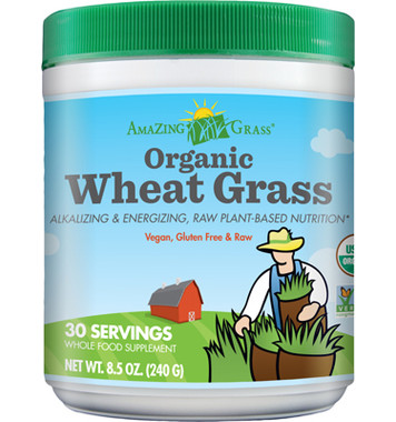 Amazing Grass Organic Wheat Grass, 240 g | NutriFarm.ca