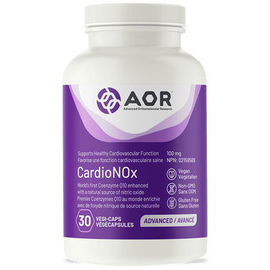 AOR CardioNOx, 30 Vegetable Capsules | NutriFarm.ca