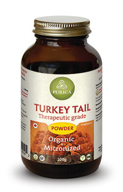 Purica Turkey Tail Powder, 100 g | NutriFarm.ca