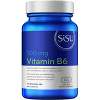 SISU Vitamin B6, 60 Capsules | NutriFarm.ca