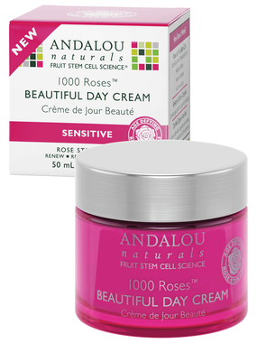 Andalou Naturals 1000 Roses Beautiful Day Cream, 50 ml | NutriFarm.ca