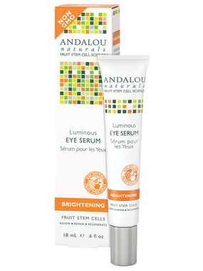 Andalou Naturals Luminous Eye Serum, 18 ml | NutriFarm.ca
