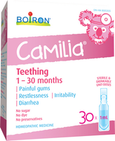 Boiron Camilia Baby Teething, 30 x 1 ml | NutriFarm.ca