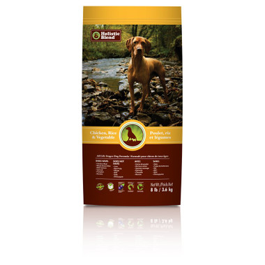 Holistic Blend Chicken, Rice & Vegetable for Dogs, 8 lbs | NutriFarm.ca