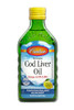 Carlson Laboratories Cod Liver Oil Lemon, 250 ml | NutriFarm.ca 