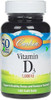 Carlson Laboratories Vitamin D3 1000 IU, 100 Softgels | NutriFarm.ca