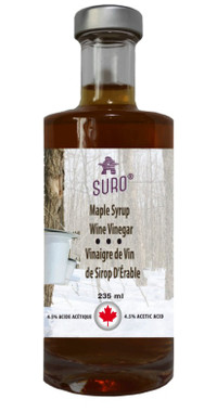 SURO Maple syrup wine vinegar, 235 ml | NutriFarm.ca