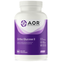 AOR Ortho Glucose II, 90 Vegetable Capsules | NutriFarm.ca