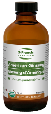 St. Francis Herb Farm American Ginseng, 250 ml | NutriFarm.ca