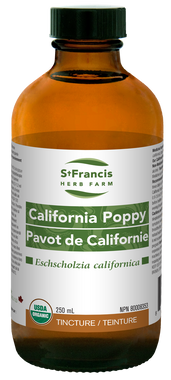 St. Francis Herb Farm California Poppy, 250 ml | NutriFarm.ca