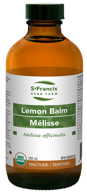 St. Francis Herb Farm Lemon Balm, 250 ml | NutriFarm.ca