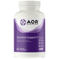 AOR Strontium Support II, 120 Vegetable Capsules | NutriFarm.ca 