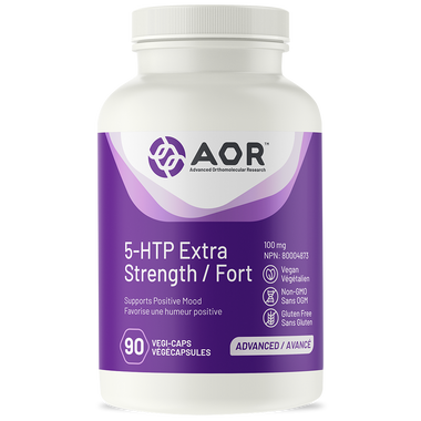 AOR 5-HTP Extra Strength (Formerly Tryfonia Max), 90 Vegetable Capsules | NutriFarm.ca