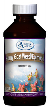 Omega Alpha Horny Goat Weed, 120 ml | NutriFarm.ca