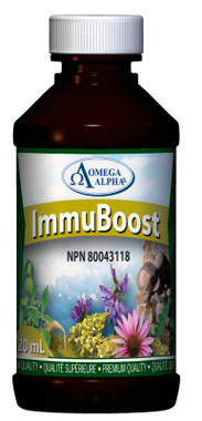 Omega Alpha ImmuBoost, 120 ml | NutriFarm.ca