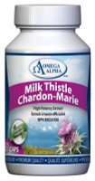 Omega Alpha Milk Thistle, 60 Vegetable Capsules | NutriFarm.ca