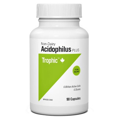 Trophic Acidophilus Plus, 90 Capsules | NutriFarm.ca