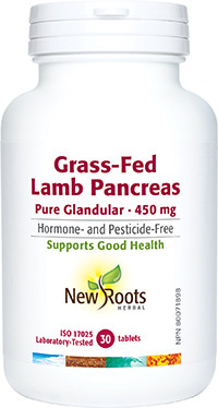 New Roots Grass-Fed Lamb Pancreas, 30 tablets
