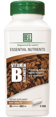Bell Vitamin B Complex, 90 Capsules | NutriFarm.ca