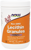NOW Lecithin Granules Non-GMO, 454 g | NutriFarm.ca