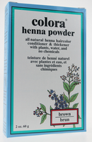 Colora Henna Powder Natural Organic Hair color (Brown), 60 g | NutriFarm.ca