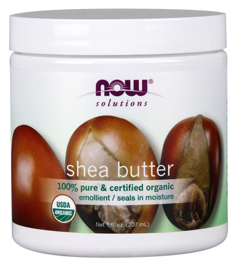 NOW Organic Shea Butter 100% Pure, 207ml | NutriFarm.ca