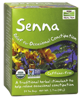 NOW Organic Senna Tea, 24 bags | NutriFarm.ca