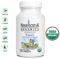 Nova Scotia Organics Women's Multivitamins & Minerals, 120 Caplets | NutriFarm.ca