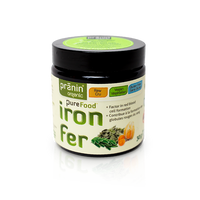 Pranin Organic PureFood Iron, 30 g | NutriFarm.ca