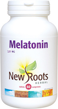 New Roots Melatonin 10 mg, 60 Vegetable Capsules | NutriFarm.ca