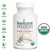 Nova Scotia Organics Vitamin C, 30 Caplets | NutriFarm.ca