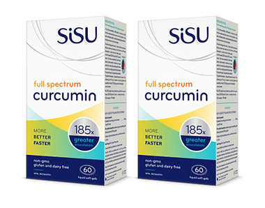 SISU Full Spectrum Curcumin, 2 x 60 Softgels | NutriFarm.ca